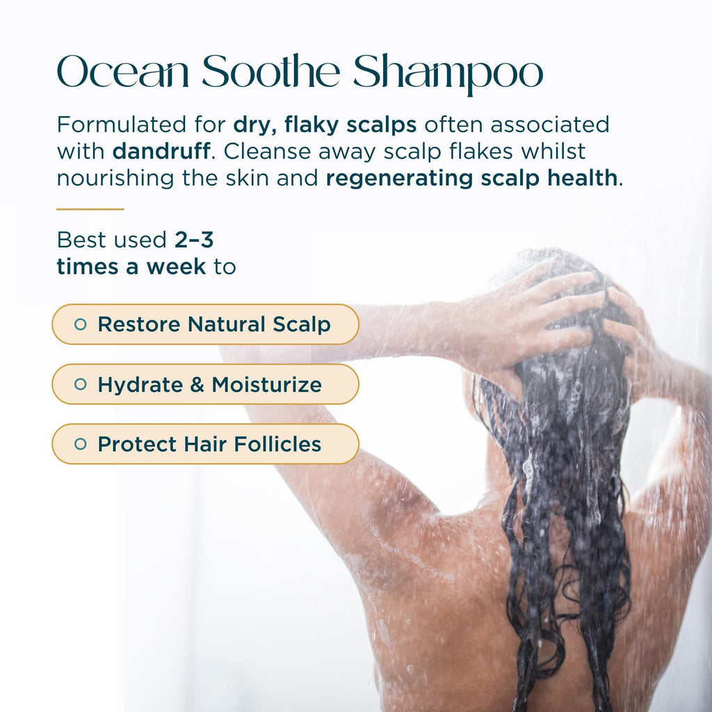 Abundant Natural Health Ocean Soothe Scalp Control Shampoo – Magnesium Salt & Cucumber, 300mL