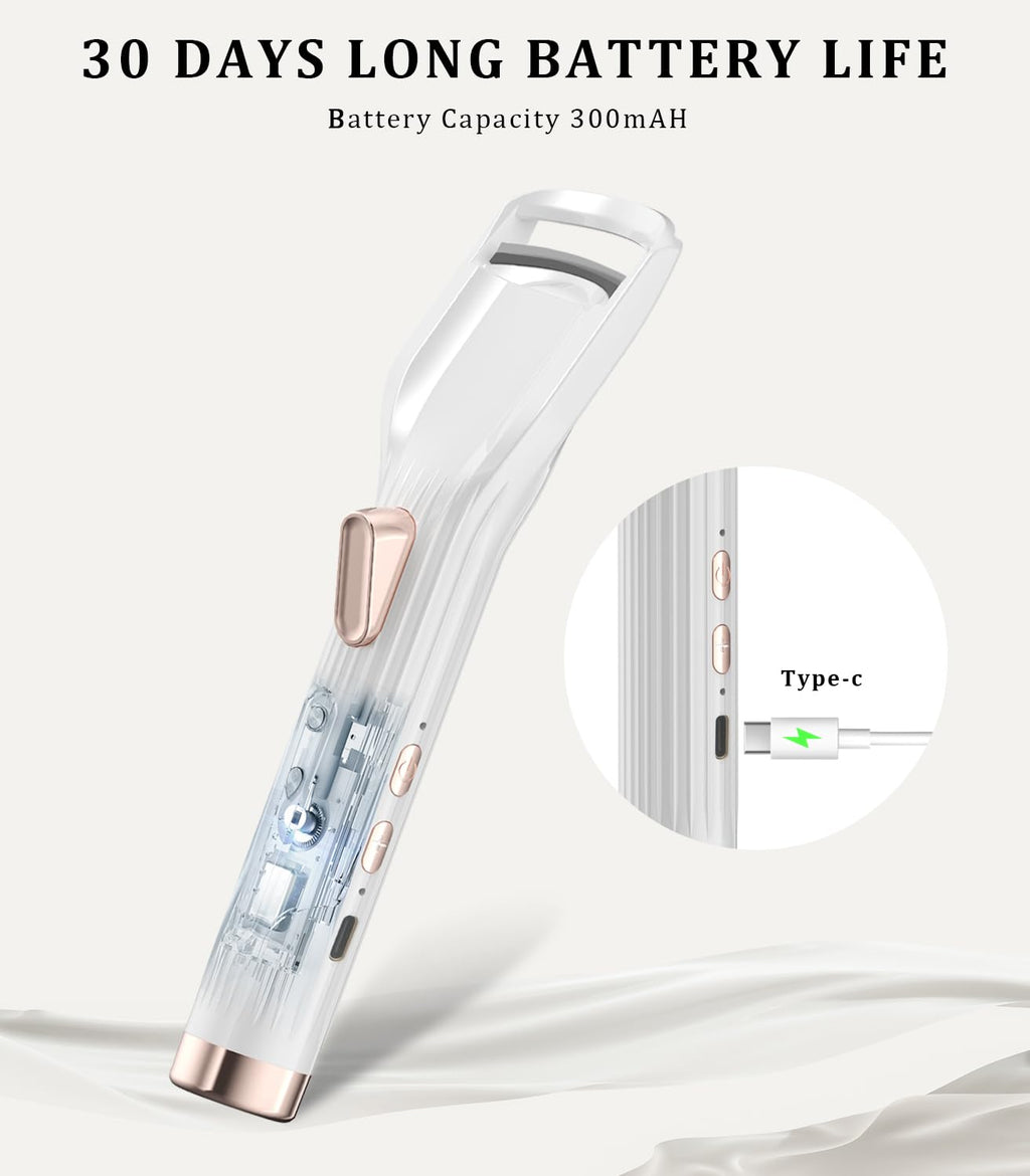 Acavado Heated Eyelash Curler Premium PRO – Fast Heat Up, 2 Temperature Modes, Type-C Rechargeable, Anti-Burn Safety