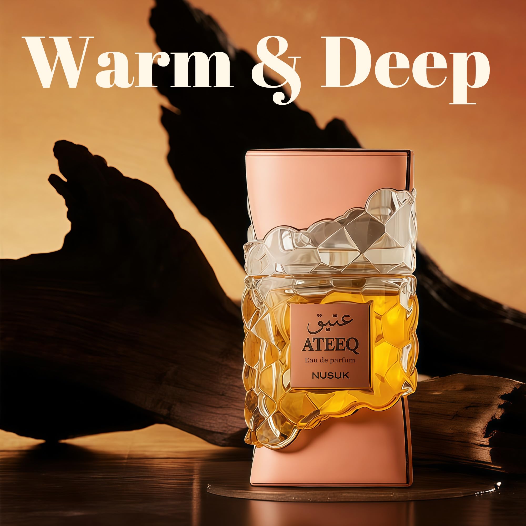 A CENTER Ateeq Cologne for Men | Warm Spicy Gourmand EDP 100ml | Citrus, Spice & Wood