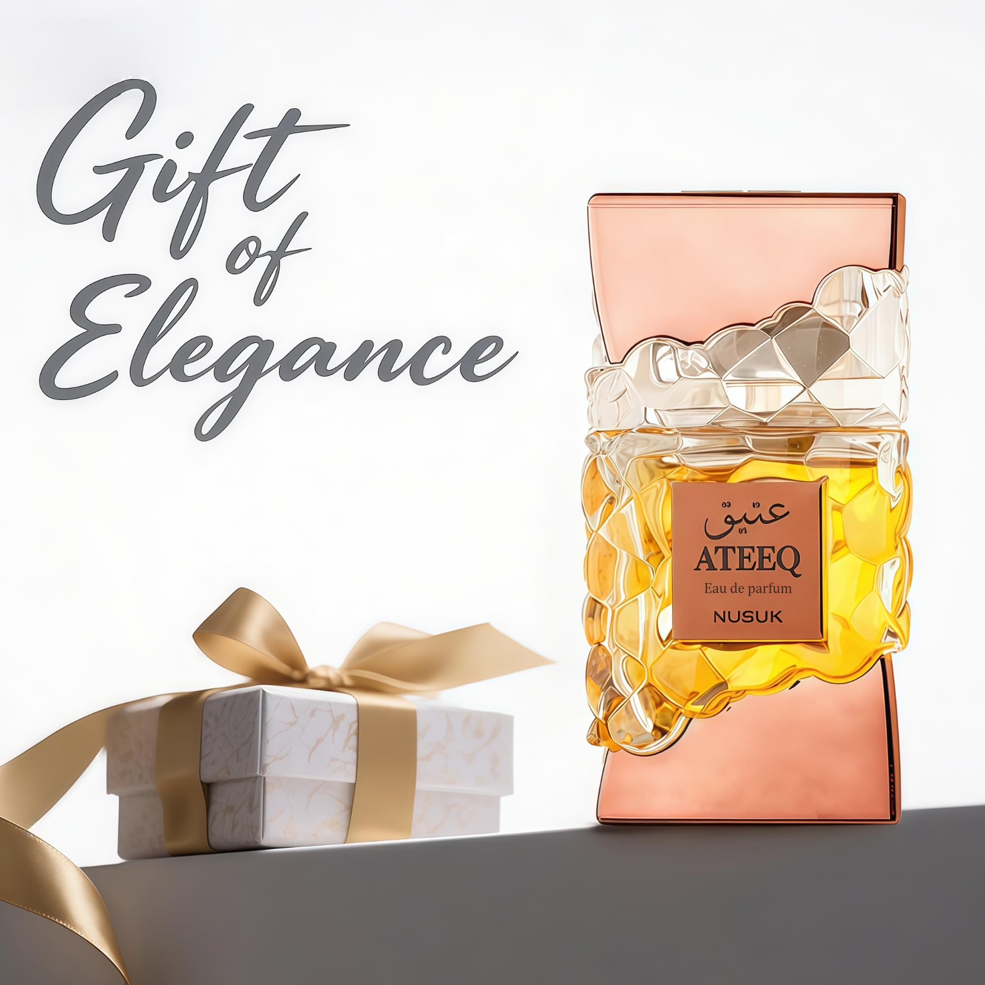 A CENTER Ateeq Cologne for Men | Warm Spicy Gourmand EDP 100ml | Citrus, Spice & Wood