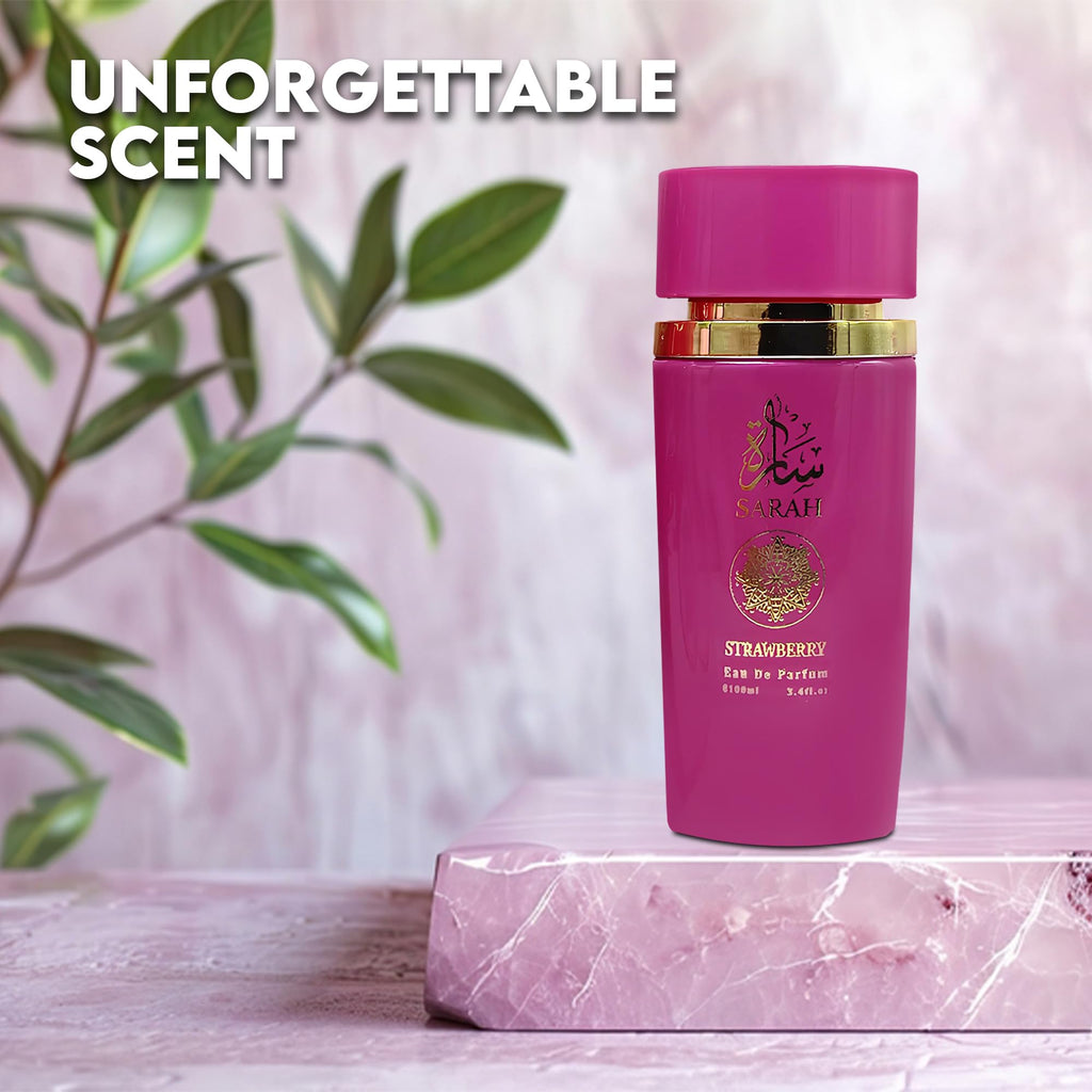 A CENTER 4-Piece Perfume Set for Women – Floral EDP Gift (Sarah, Sarah Candy, Kiara, Kiara Candy) 3.4 oz Each