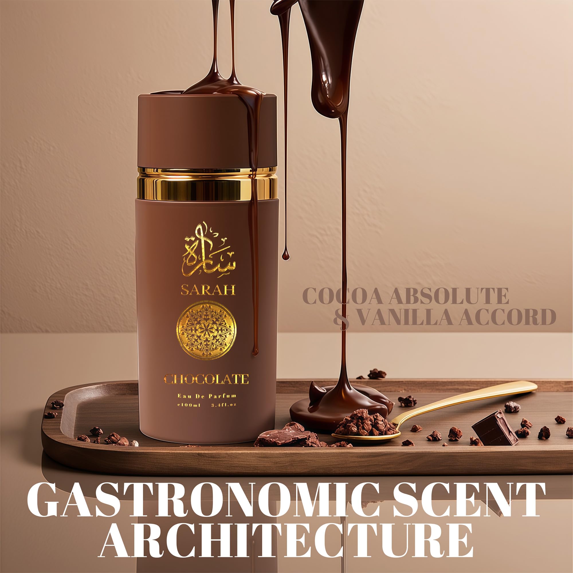 A CENTER Sarah Chocolate Cologne for Men – 3.4 Fl Oz Eau de Toilette
