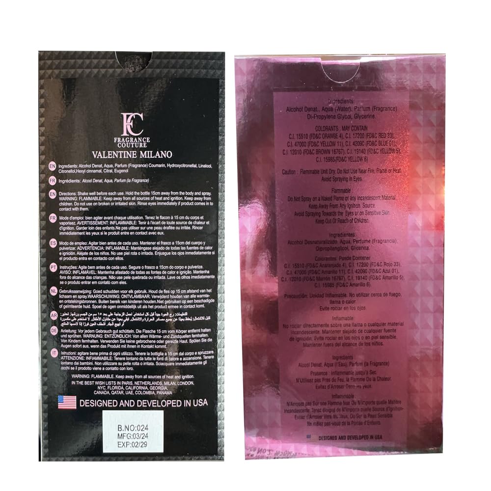 A CENTER Valentine Couple Set Perfume – 2x100ml for Him & Her