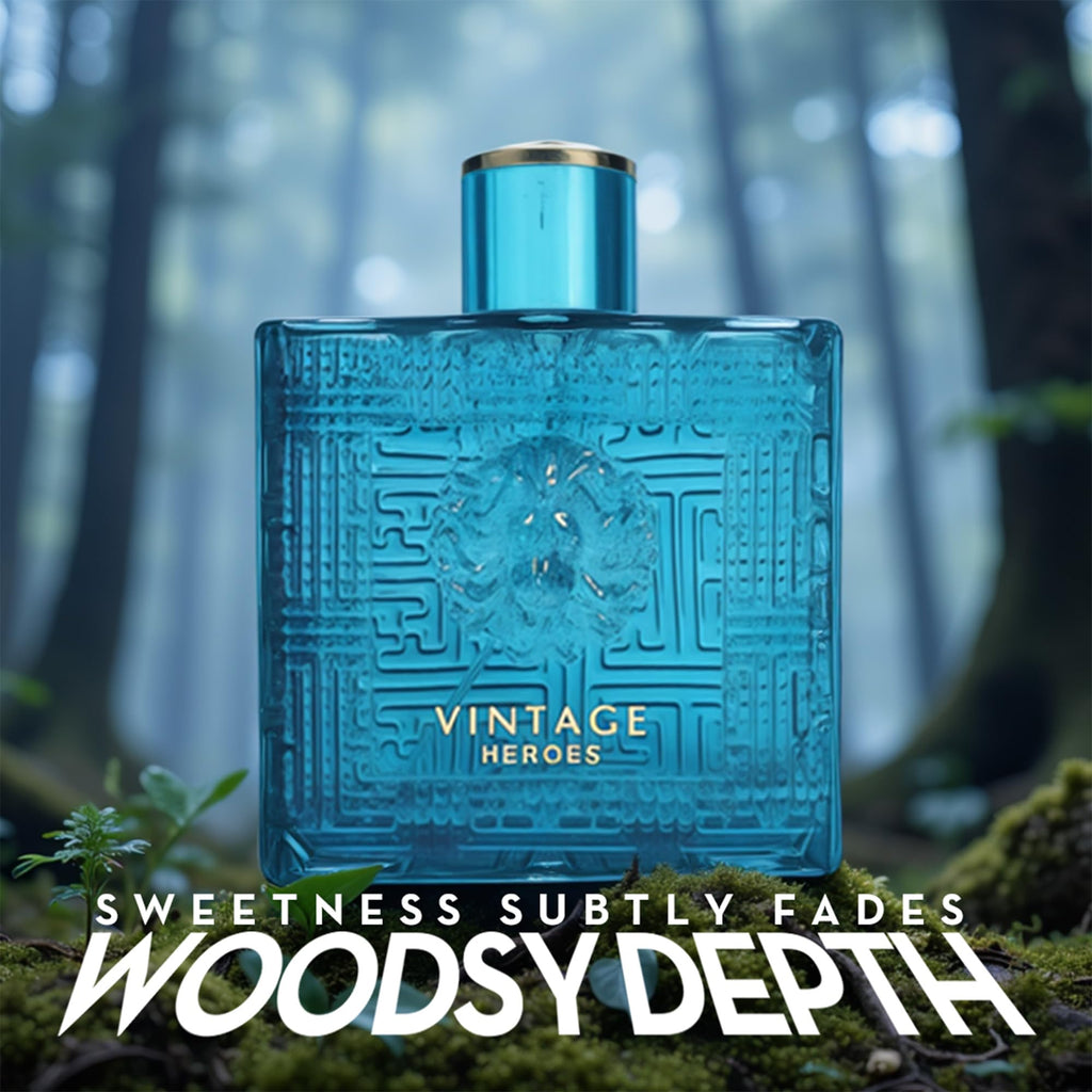 A CENTER Vintage Hero Men Perfume Cologne – Eau De Parfum, 3.4 oz, Masculine Fragrance Gift