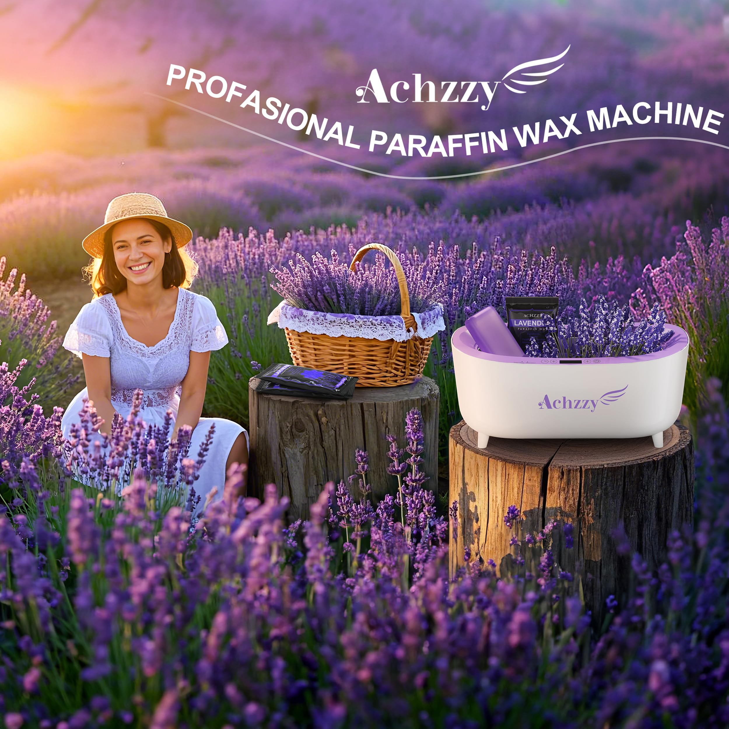Achzzy 5000ml Paraffin Wax Warmer for Hands & Feet – Professional Wax Bath with Smart Heating