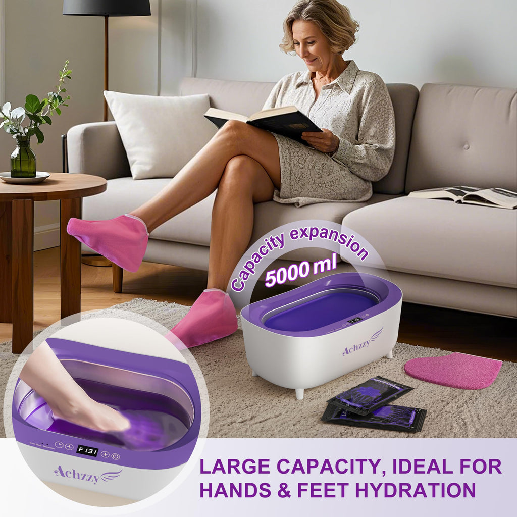 Achzzy 5000ml Paraffin Wax Warmer for Hands & Feet – Professional Wax Bath with Smart Heating