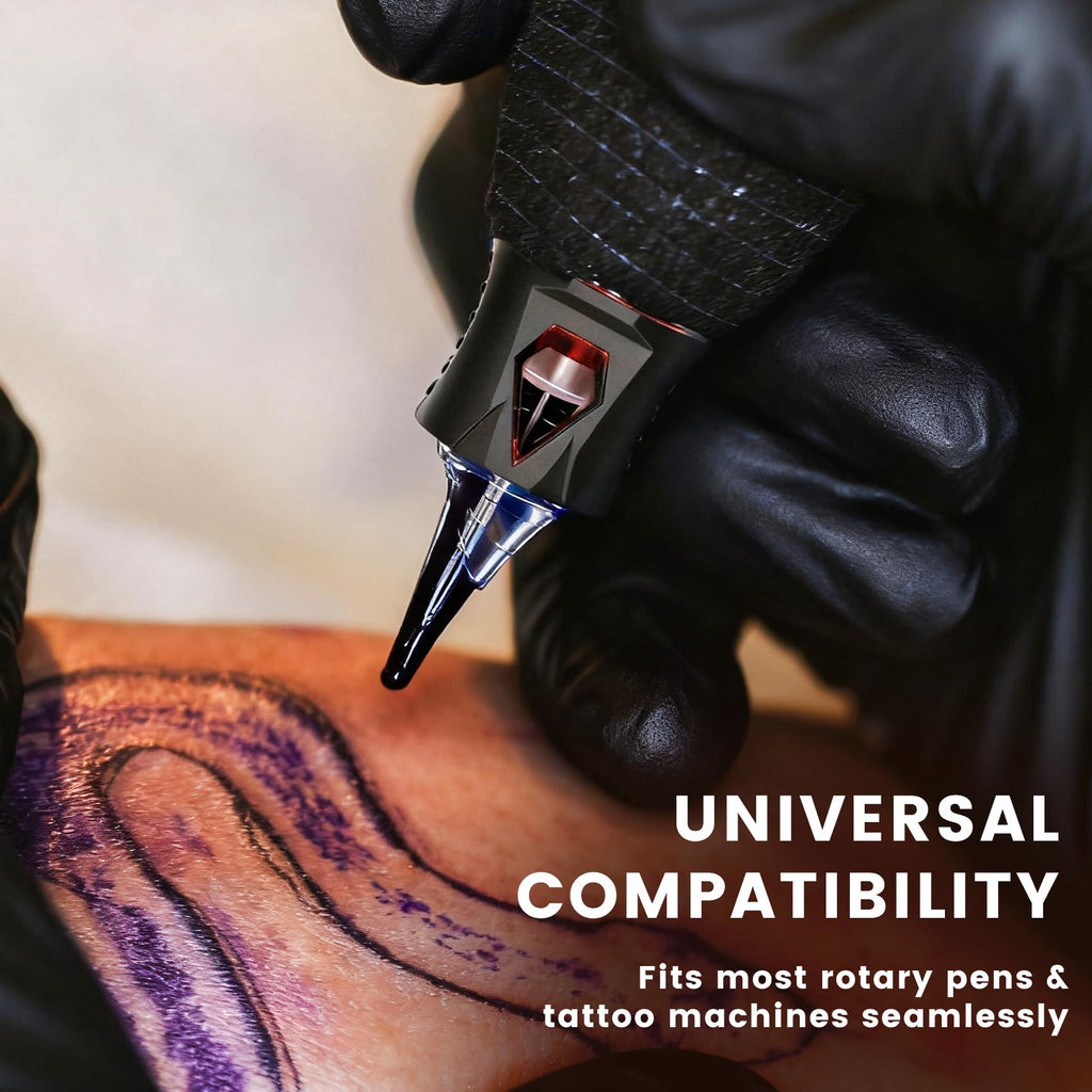 Ackbun 50 Mixed Finger Ledge Cartridges with Membrane | 3RL-11RL Set for Pros & Beginners