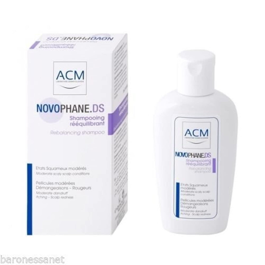 ACM Novophane DS Anti-Dandruff Shampoo 125ml | Dermatologist-Formulated & Gentle Cleansing