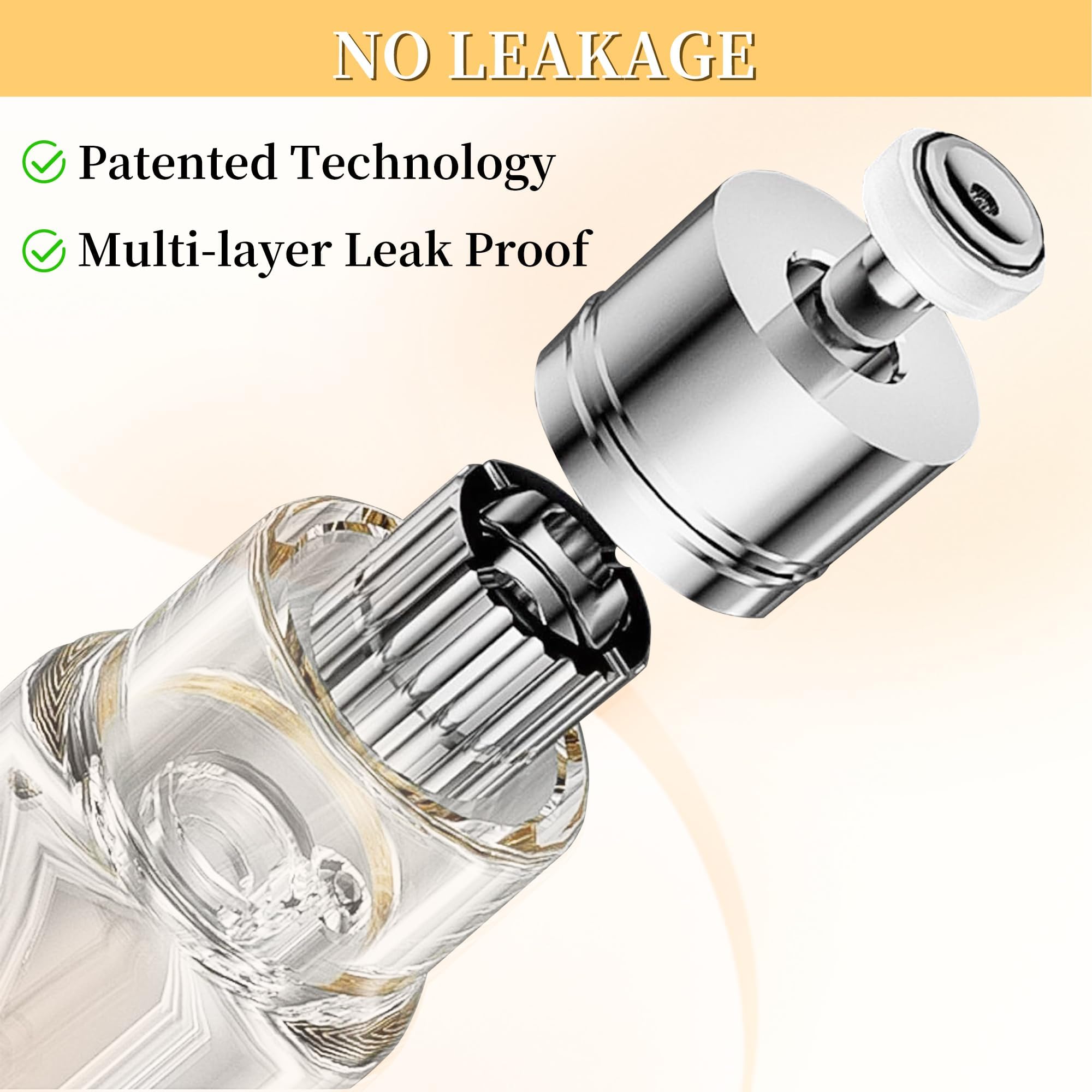 ACMYCH 2PCS Travel Perfume Refillable Bottle – 5ml, Bottom-Filling Atomizers (Black & Silver)