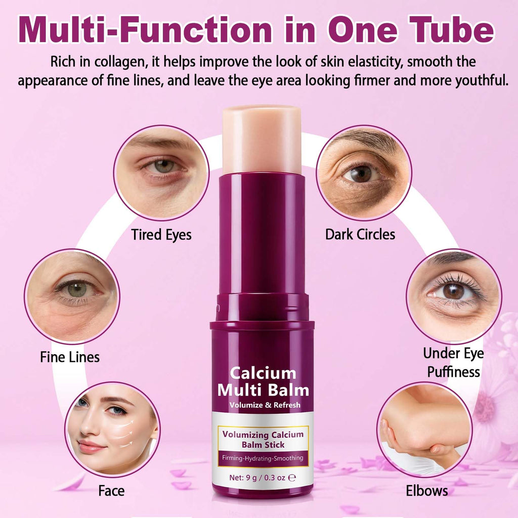 Acorn + Oak Calcium Multi Balm Stick 2 Pack – Collagen-Infused Eye & Face Balm