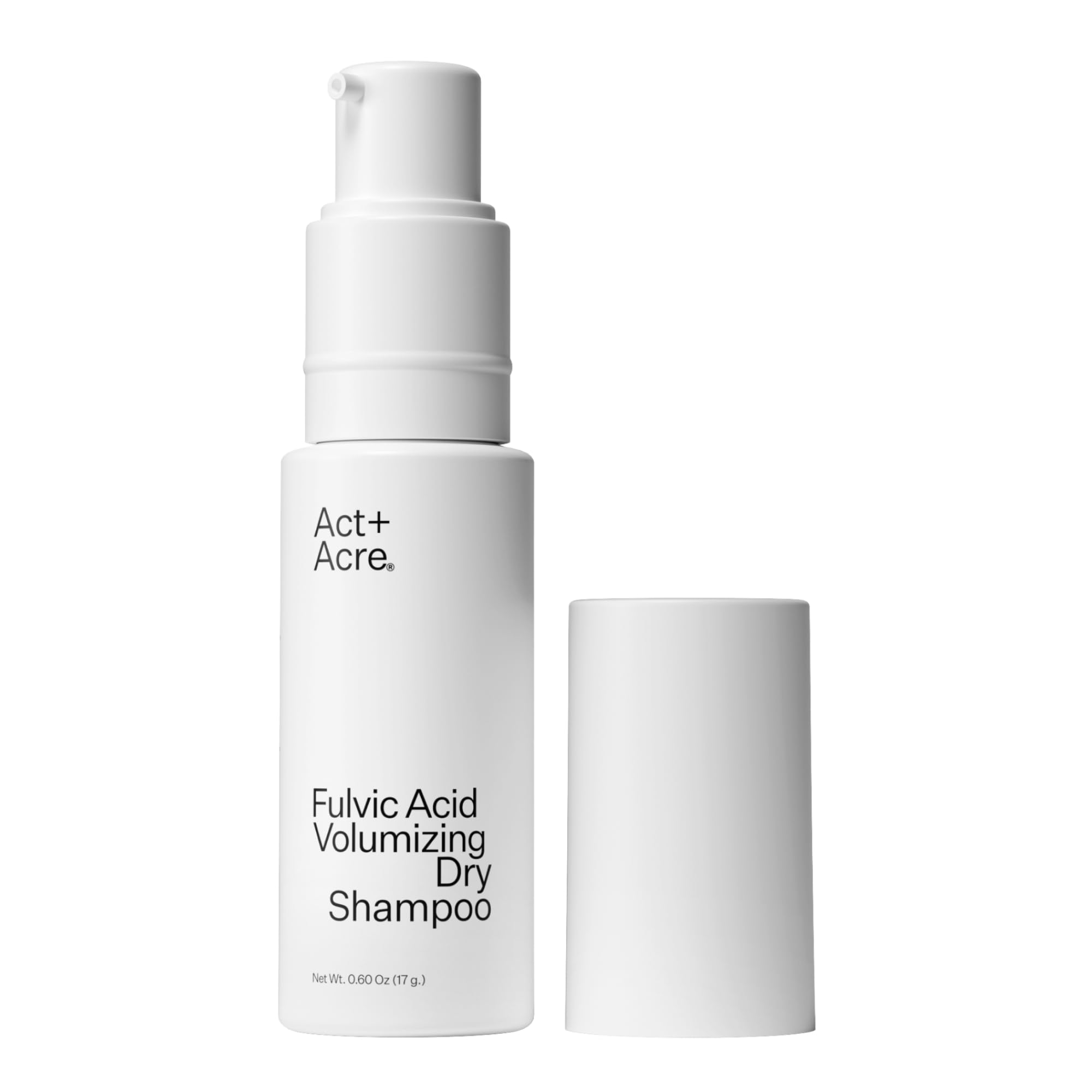 ACT+ ACRE Plant-Based Fulvic Acid Volumizing Dry Shampoo – Natural, Unscented, Aerosol-Free for All Hair Types