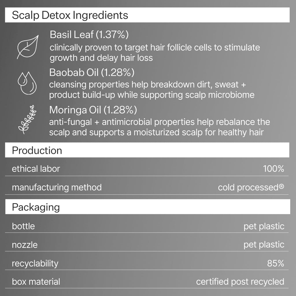 ACT+ ACRE Cold Processed Scalp Detox Oil — Sulfate-Free Scalp Care for Flaky, Dry & Itchy Scalp