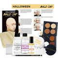Actabostte Halloween Bald Cap Kit – Realistic Latex Bald Cap with Adhesive & Remover