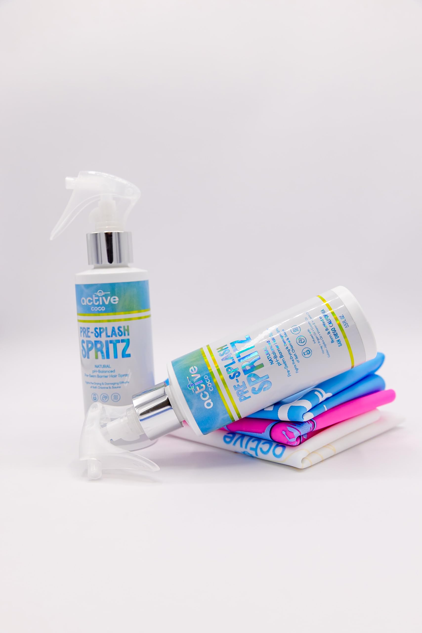 Active COCO Pre-Swim Hair Protection Spray – Chlorine, Salt Water & Heat Shield