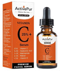 ActivePur Vitamin C Serum for Face 2oz | Hyaluronic Acid, Vitamin E + B5