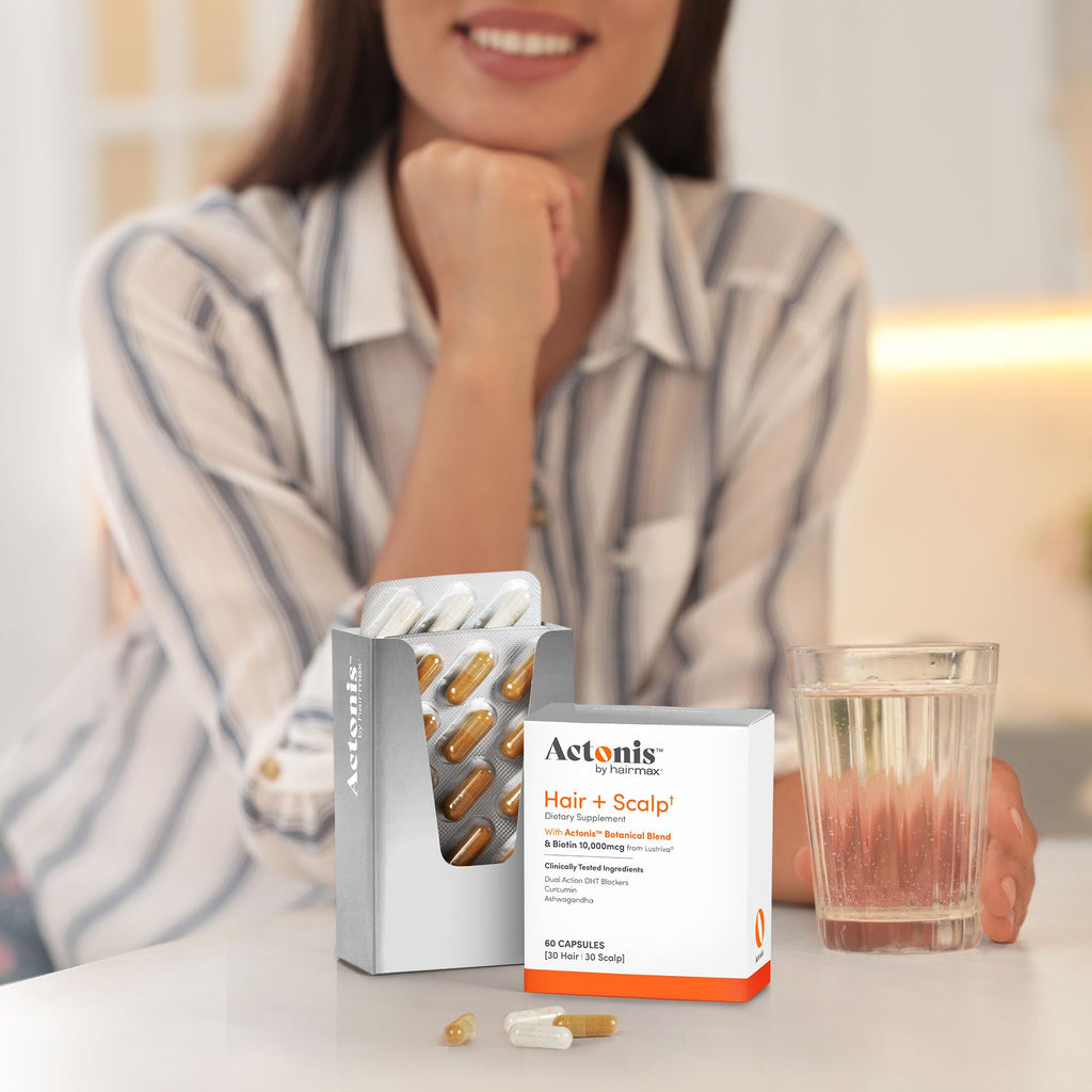 Actonis Hair Growth Supplement for Men & Women – Lustriva Biotin + Saw Palmetto