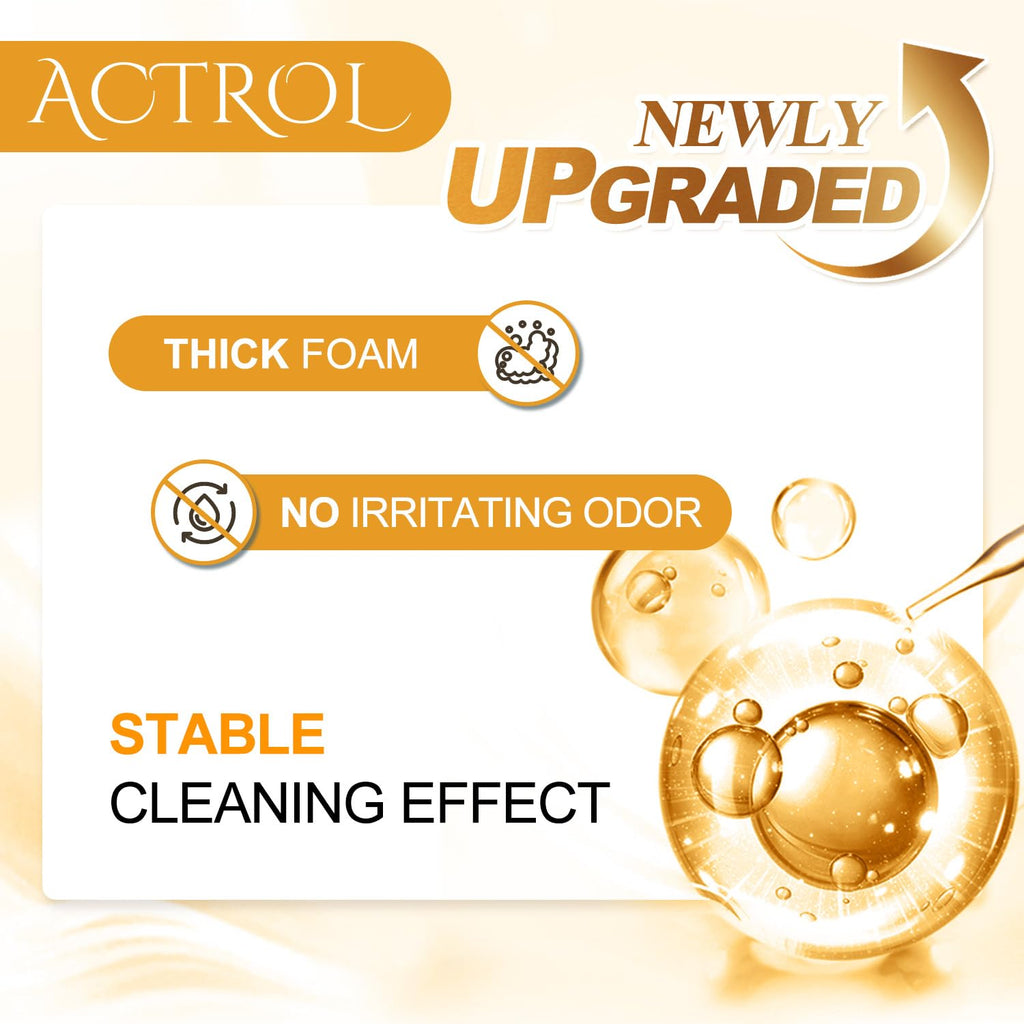 ACTROL Eyelash Cleanser Bubble Gum 2L – Natural Lash Extension Shampoo, Paraben & Sulfate Free, Salon & Home Use