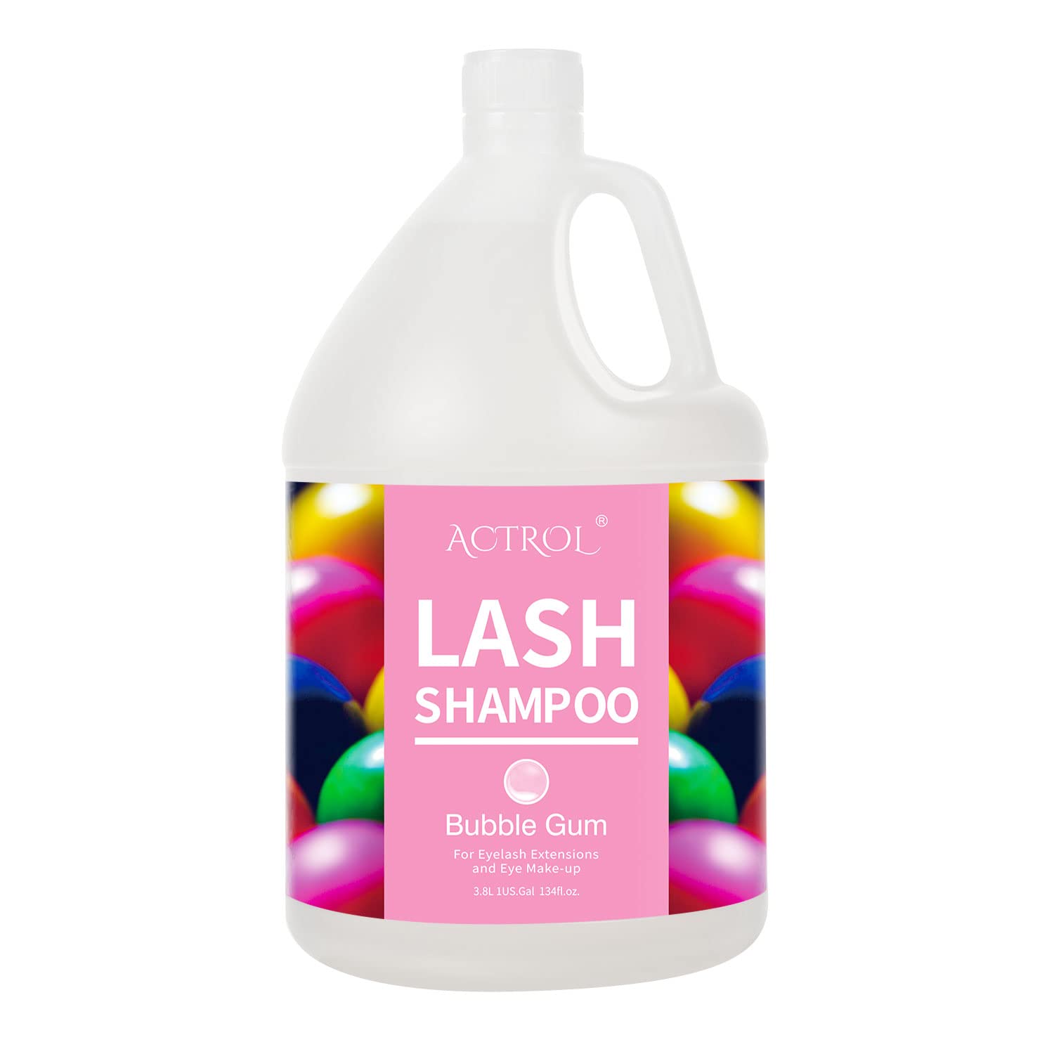 ACTROL Eyelash Extension Cleanser Gallon 3.8L – Foaming Lash Shampoo, Paraben & Sulfate Free
