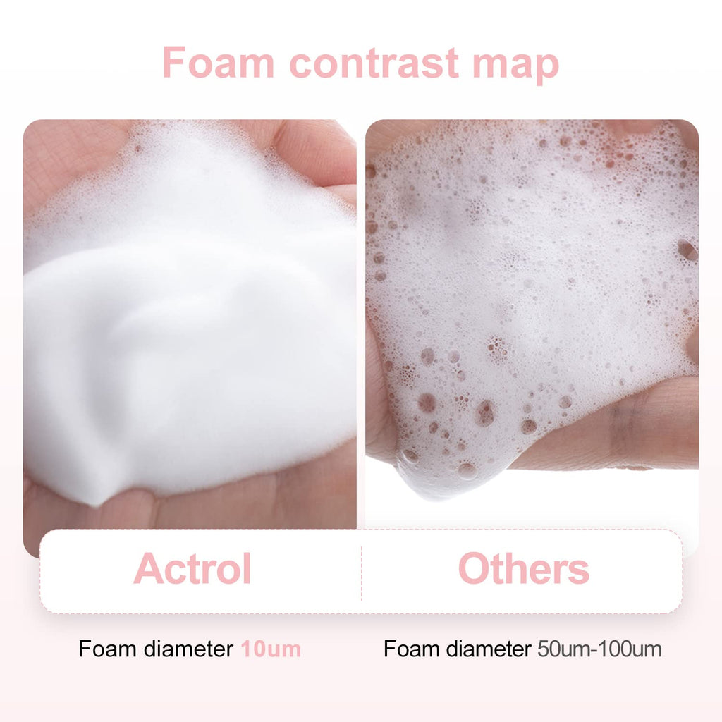 ACTROL Eyelash Shampoo Concentrate 100ml – Cherry Blossom Foaming Cleanser for Lash Extensions (DIY Mix)