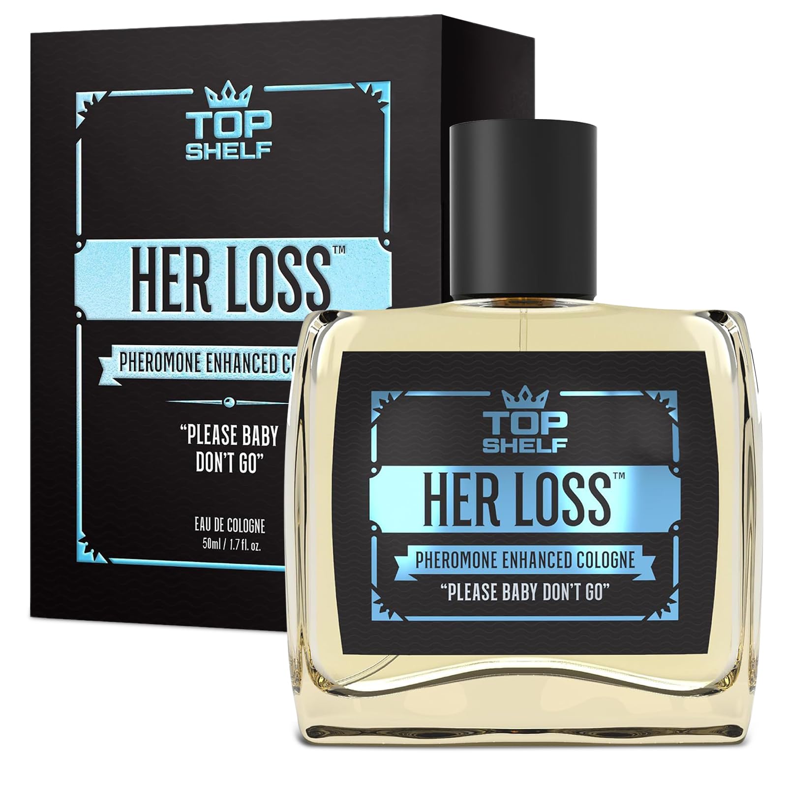 Acuever Top Shelf Her Loss Cologne for Men – Pheromone-Enhanced, 1.7 fl oz