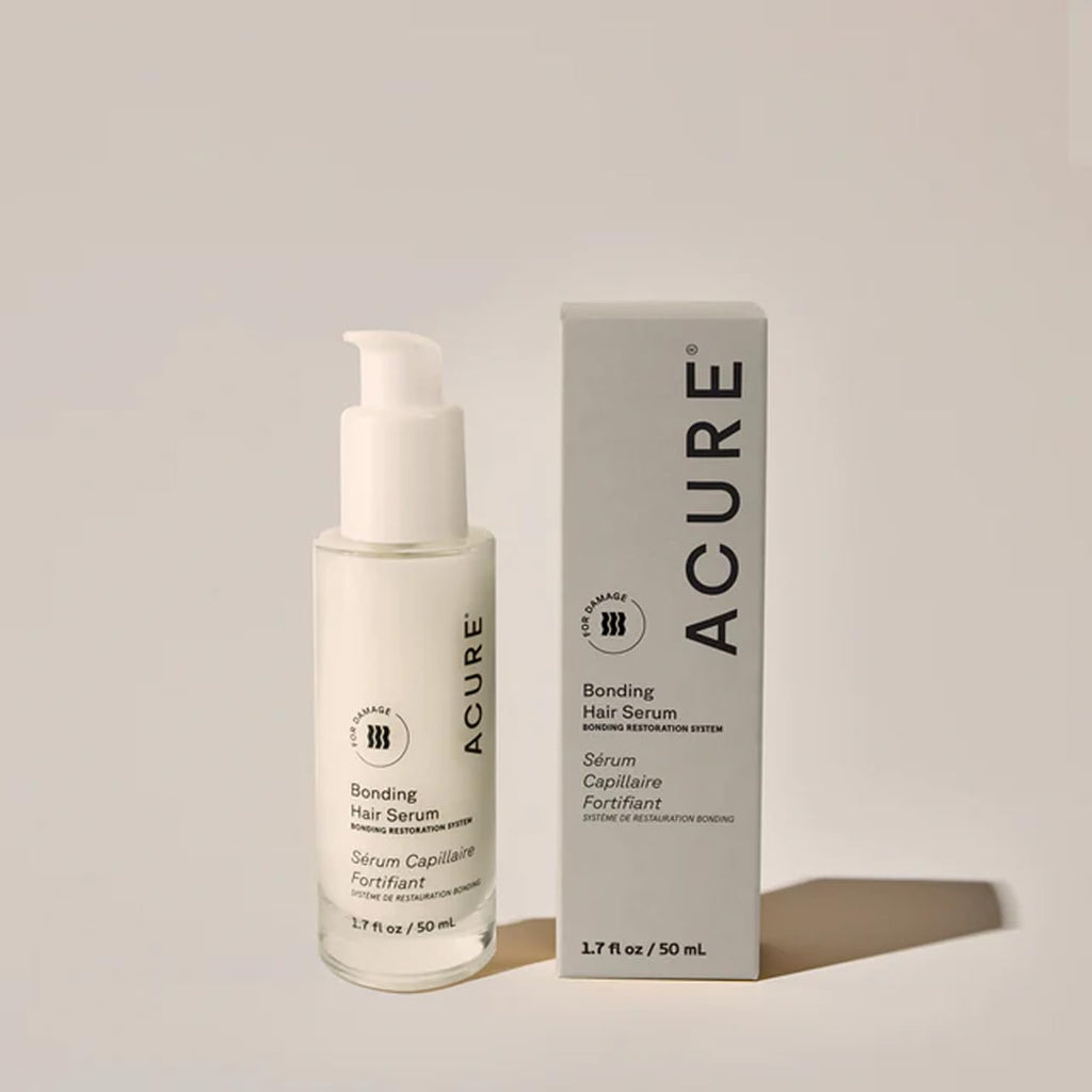 Acure Bonding Hair Serum – Lightweight Leave-In for Frizz Control & Shine (1.7 fl oz)