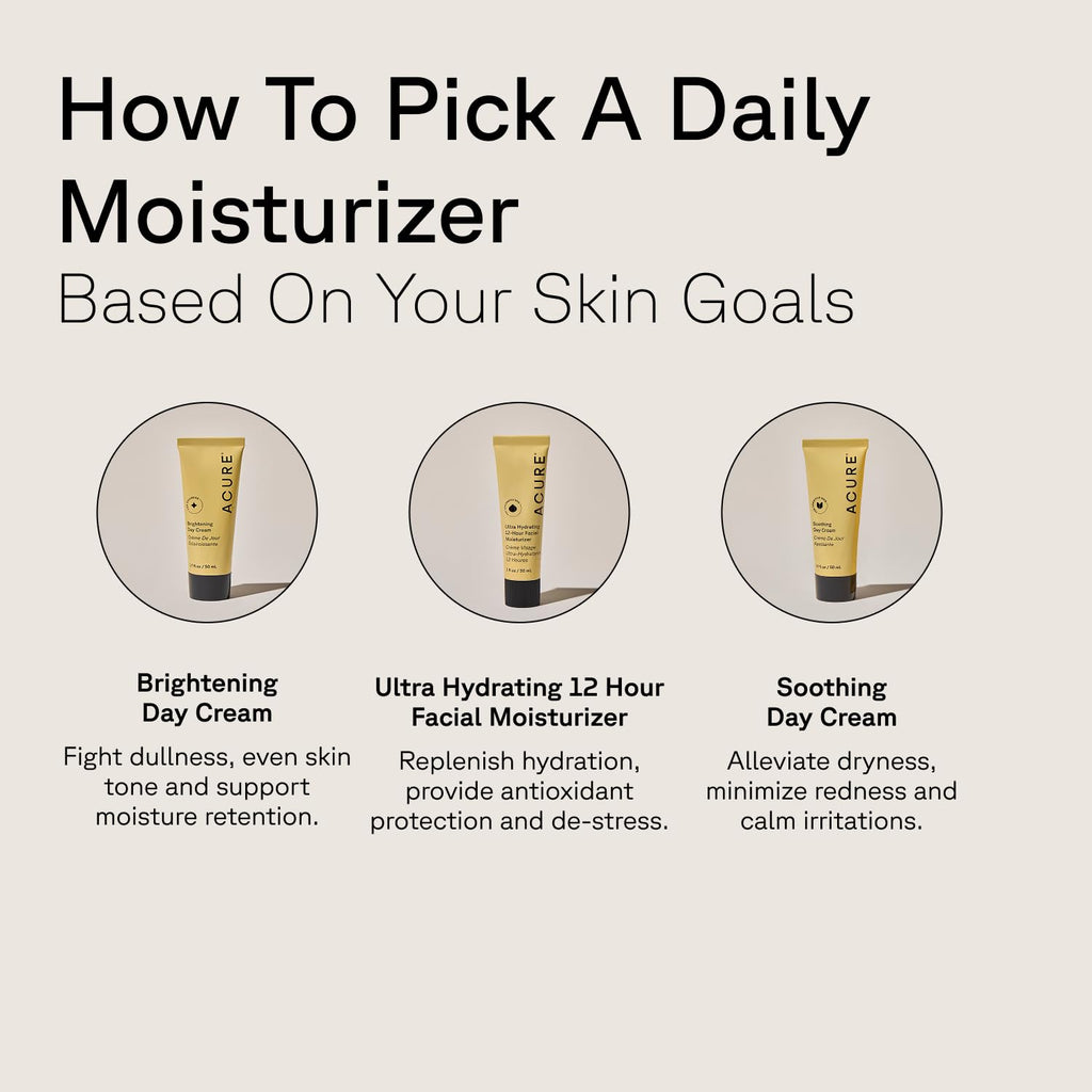 Acure Brightening Day Cream with Cica & Argan Oil | Vegan Skincare