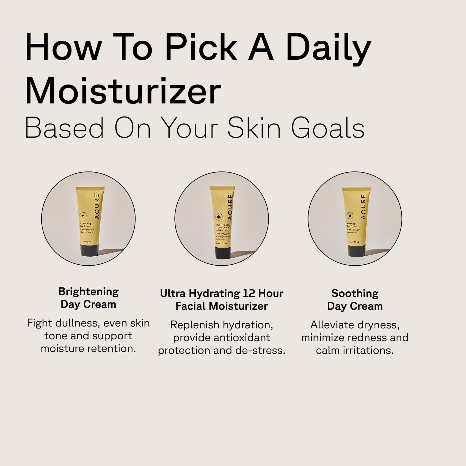 Acure Brightening Day Cream with Cica & Argan Oil | Vegan Skincare