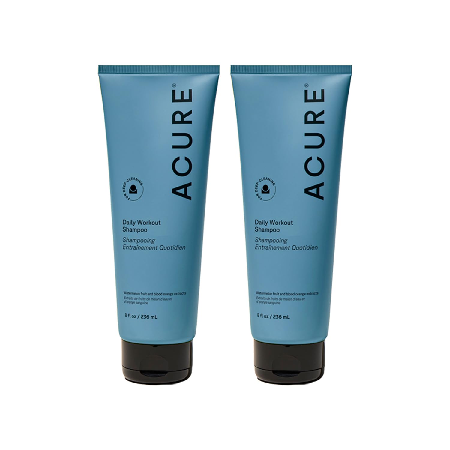 Acure Daily Workout Watermelon Shampoo – Lightweight Hydrating & Clarifying (2 Pack)