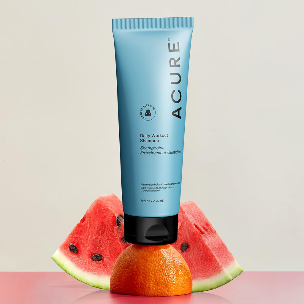 Acure Daily Workout Watermelon Shampoo – Lightweight Hydrating & Clarifying (2 Pack)