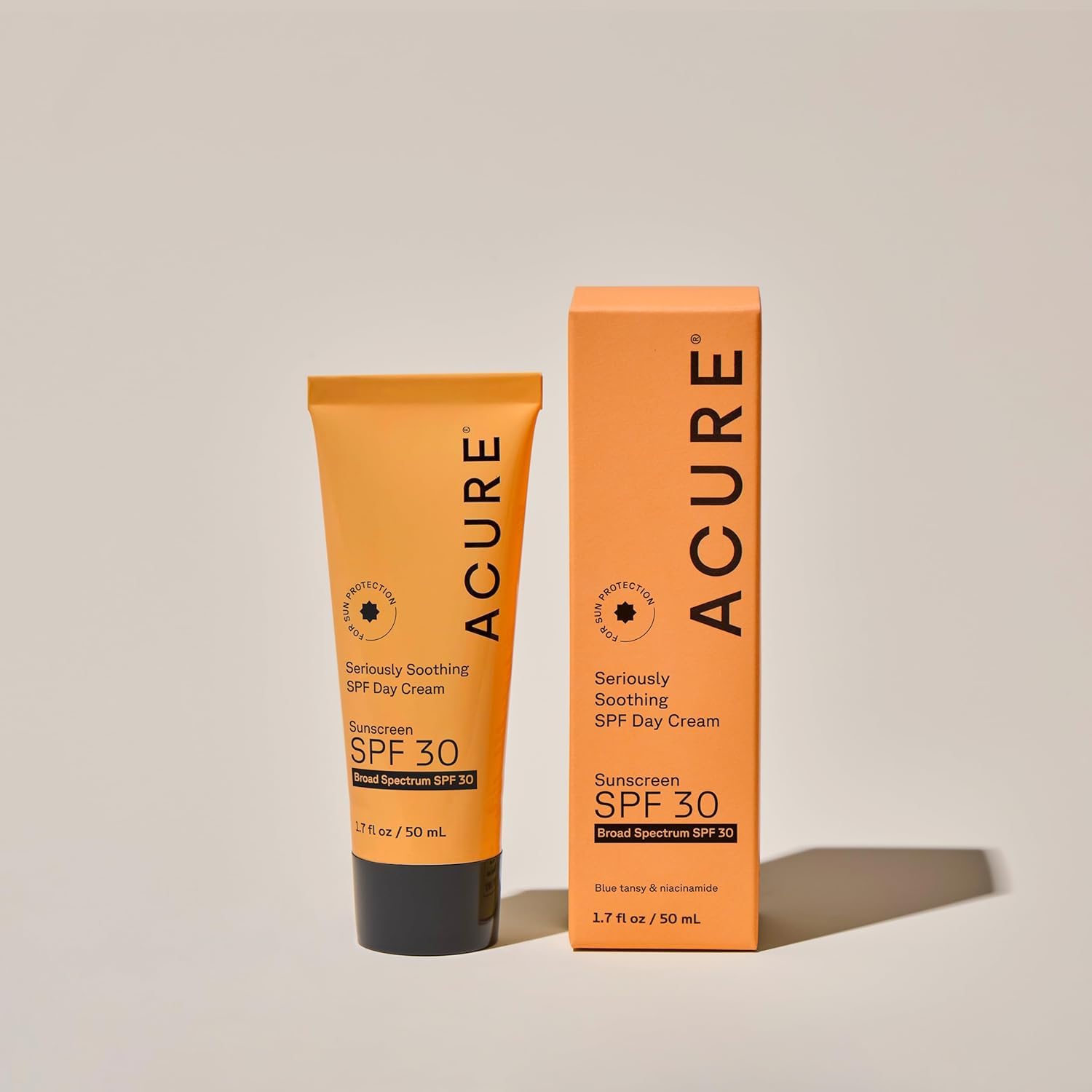 Acure Seriously Soothing SPF 30 Day Cream — Hydrating Vegan Sunscreen Moisturizer with Niacinamide