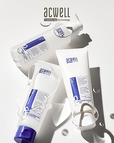 ACWELL pH Balancing Bubble-Free Hydrating Facial Cleansing Gel – Gentle Cleanser for Sensitive Skin