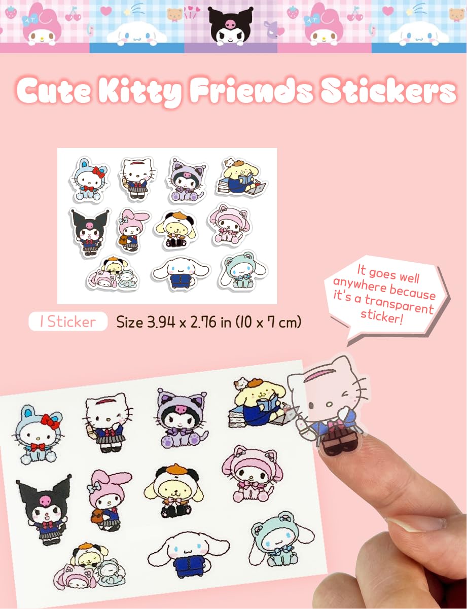 ADDERENITY Shingmulnara Oxygen Water Tone Up Sun Cushion SPF50+ PA++++ #02 Peach + Kitty Friends Sticker