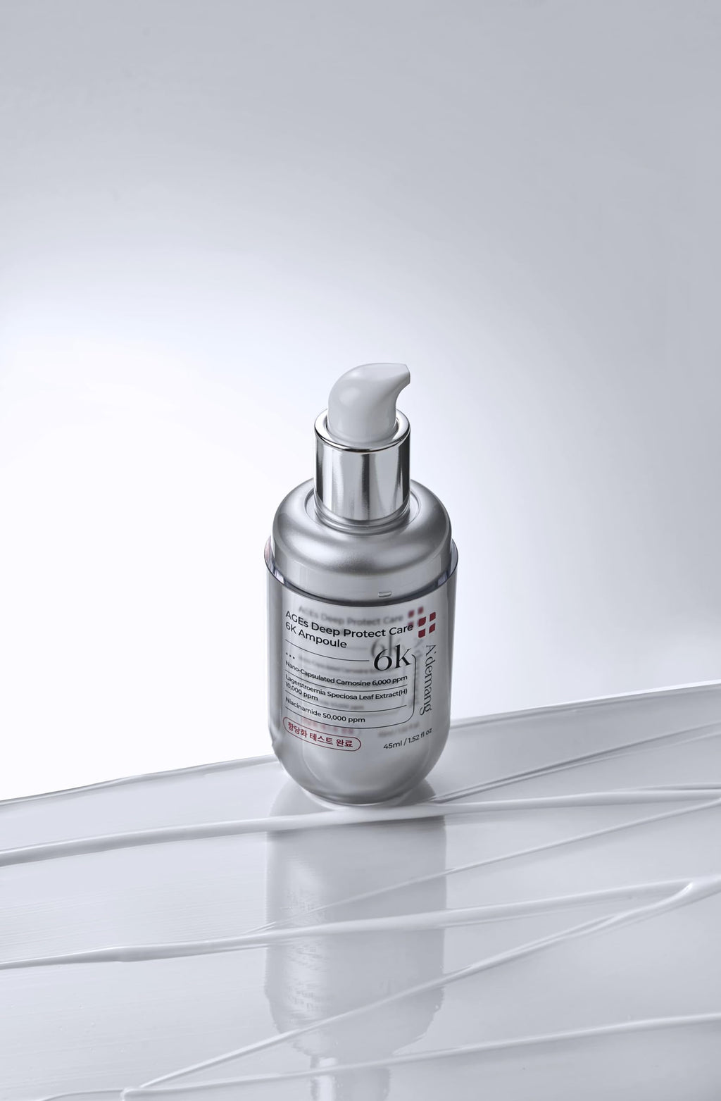 A'demang AGEs Deep Protect Care 6K Ampoule - 6 Peptides & Banaba Extract for Glycation Defense, Radiance & Barrier Support - 30ml