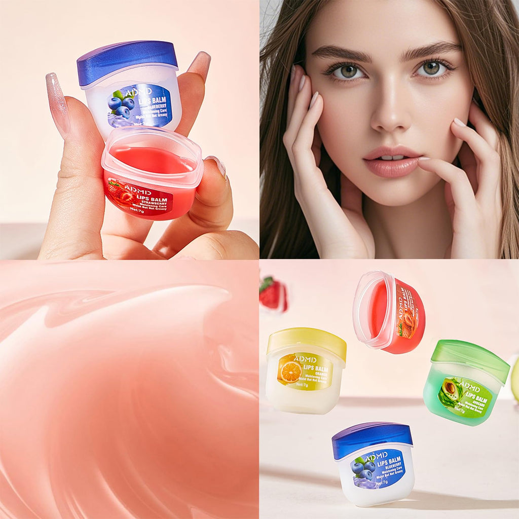 ADMD 24-Pack Lip Balm Bulk – Fruit Flavors, Hydrating Lip Care Set