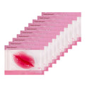 Adofect Peach Collagen Lip Masks — 30 Pieces Crystal Gel Patches for Lips, Anti-Chapped & Age-Defying, Rose Red