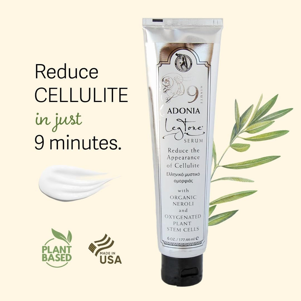 Adonia Organics LegTone – Organic Cellulite Cream for Firmer, Smoother Skin