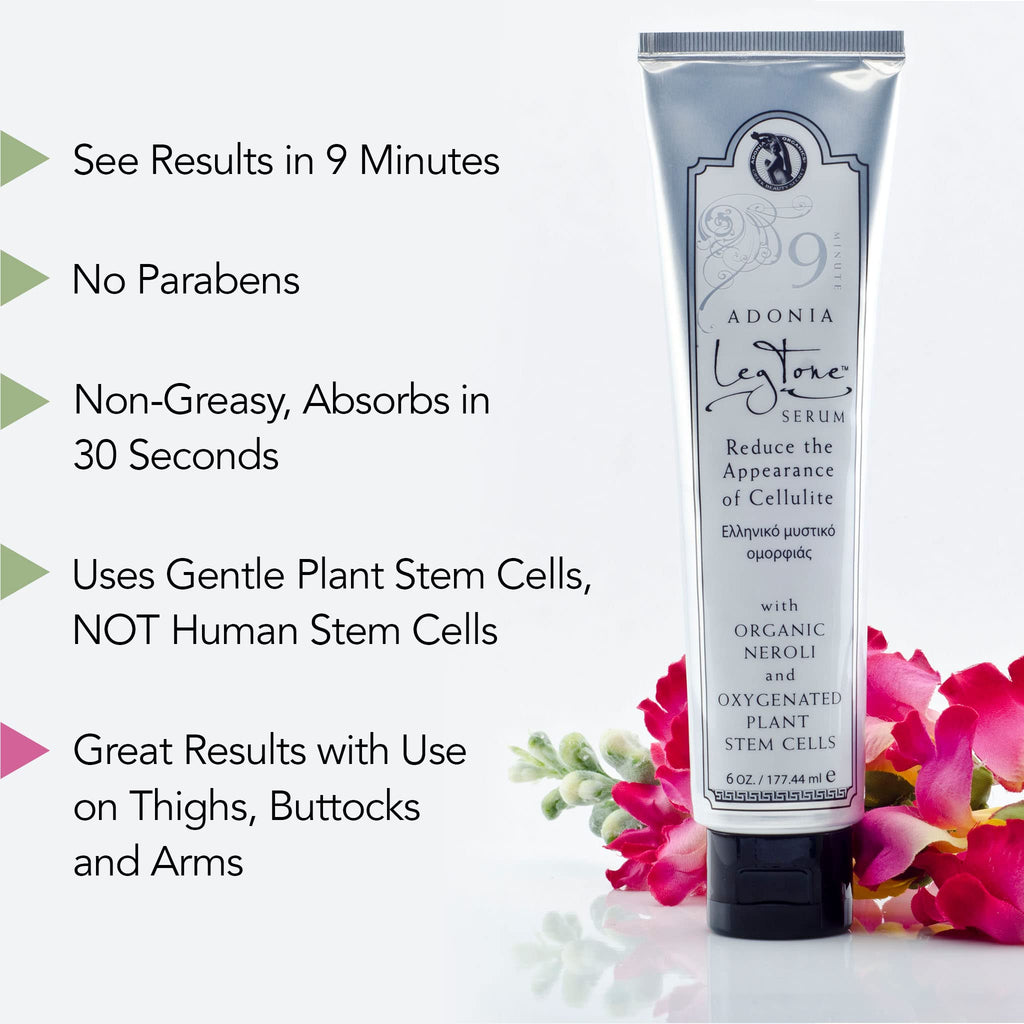 Adonia Organics LegTone – Organic Cellulite Cream for Firmer, Smoother Skin