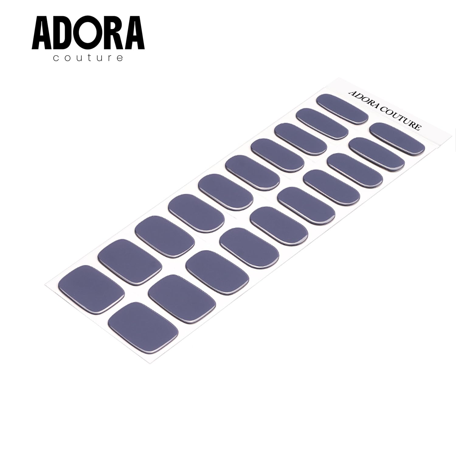 Adora Couture Semi-Cured Gel Nail Strips – Mystic Midnight | Salon-Quality at Home