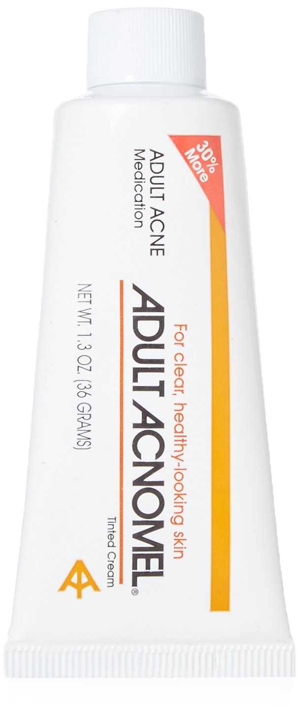 Adult Acnomel Tinted Acne Cream 1.3 Oz – Clear Pimples & Rosacea Support