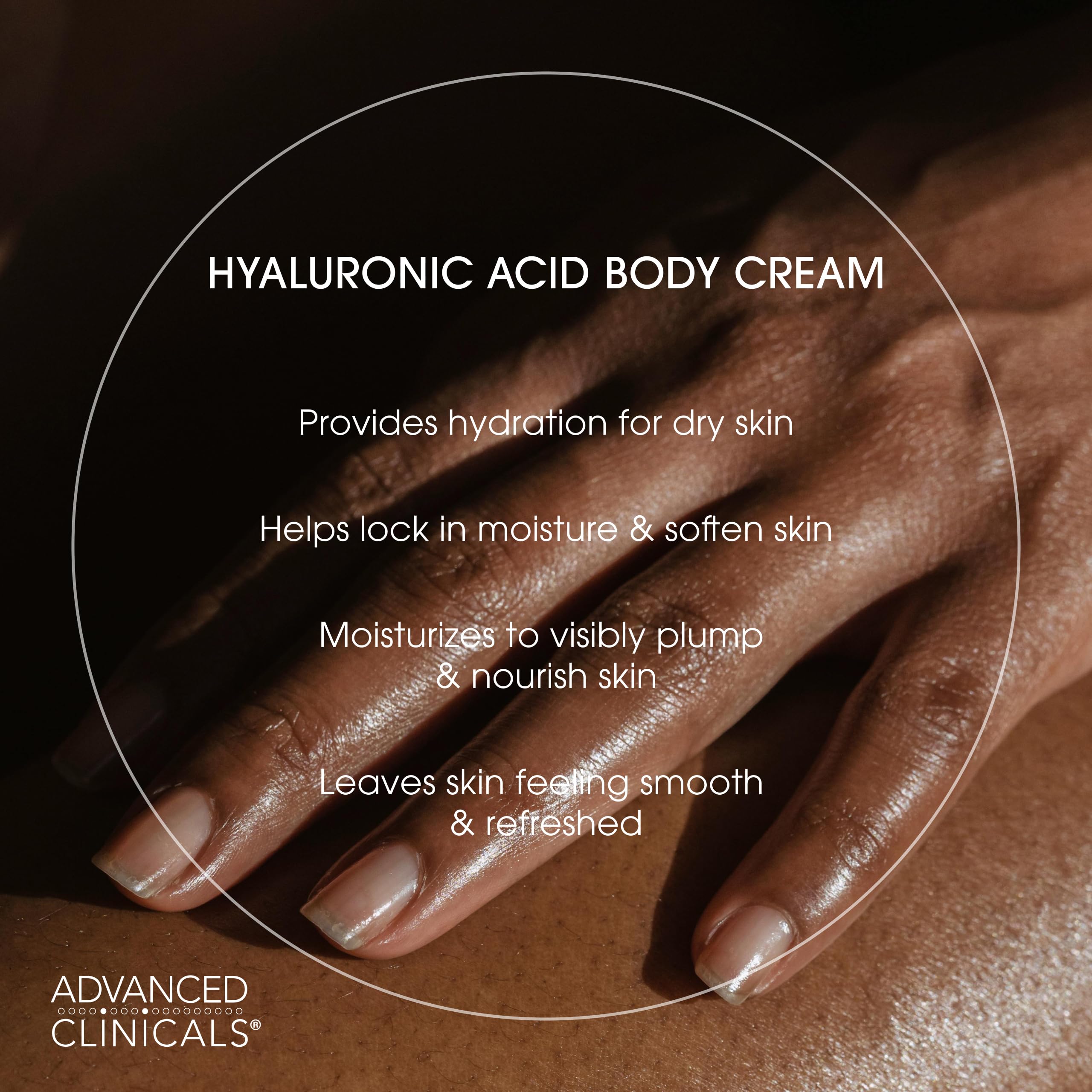 Advanced Clinicals Collagen Peptide Body Lotion and Hyaluronic Acid Moisturizer - 2pc Skincare Set