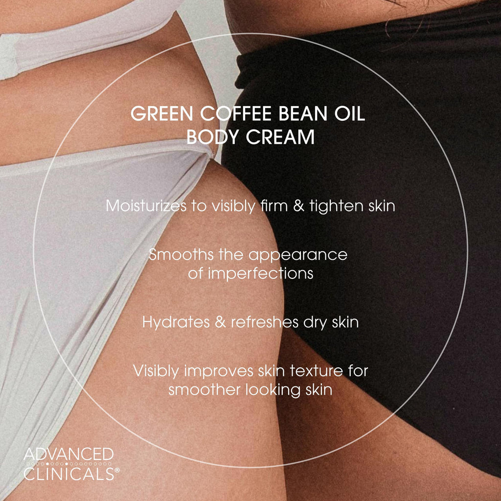 Advanced Clinicals Retinol Body Cream + Green Coffee Bean Oil Thermo – Firming 2pc Set
