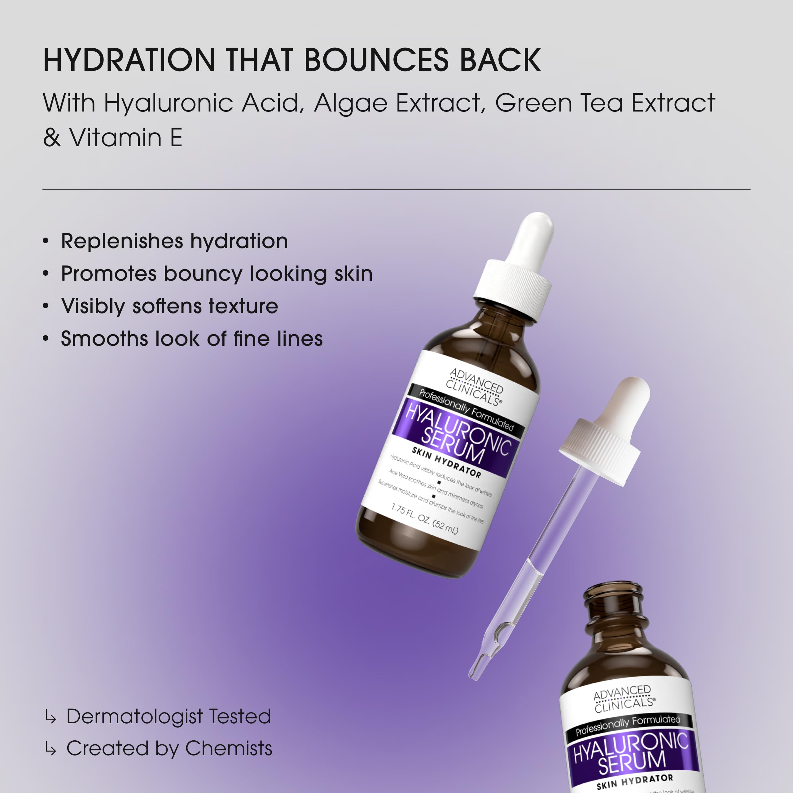 Advanced Clinicals 3 Pack Face Serum Essentials Set | Vitamin C Brightening, Retinol Firming, Hyaluronic Hydration