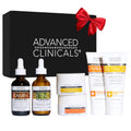 Advanced Clinicals Day-To-Night 6-Piece Skin Care Gift Box | Vitamin C Serum, Retinol Serums, Eye Creams & Travel Body Cream