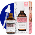 Advanced Clinicals 10% Glycolic + Lactic Acid Serum for Face — AHA + Salicylic Exfoliant, 1.75 oz