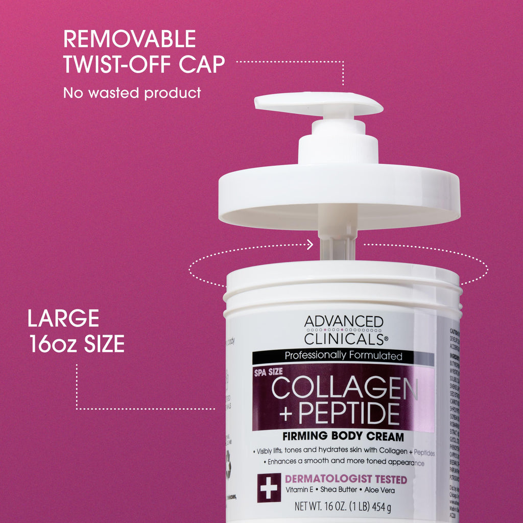 Advanced Clinicals Retinol Cream + Collagen Body Moisturizer 2-PC Set | Dry Skin