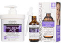 Advanced Clinicals Hyaluronic Acid Moisturizer Set – Serum + Body Cream for Hydration, Plump Skin | 2PC Bundle