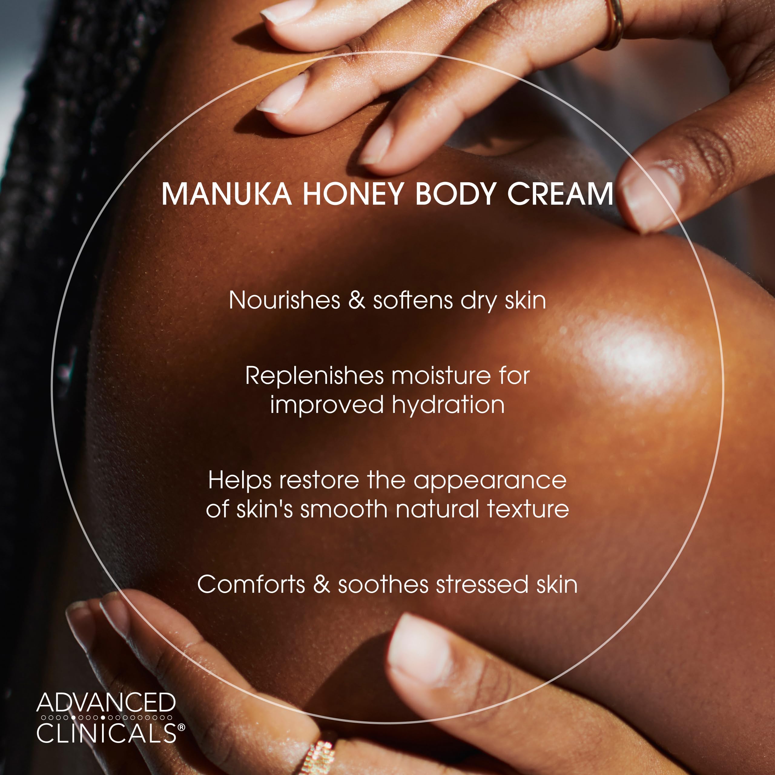 Advanced Clinicals Unscented Retinol Body Cream & Manuka Honey Body Lotion – 2pc Skincare Set