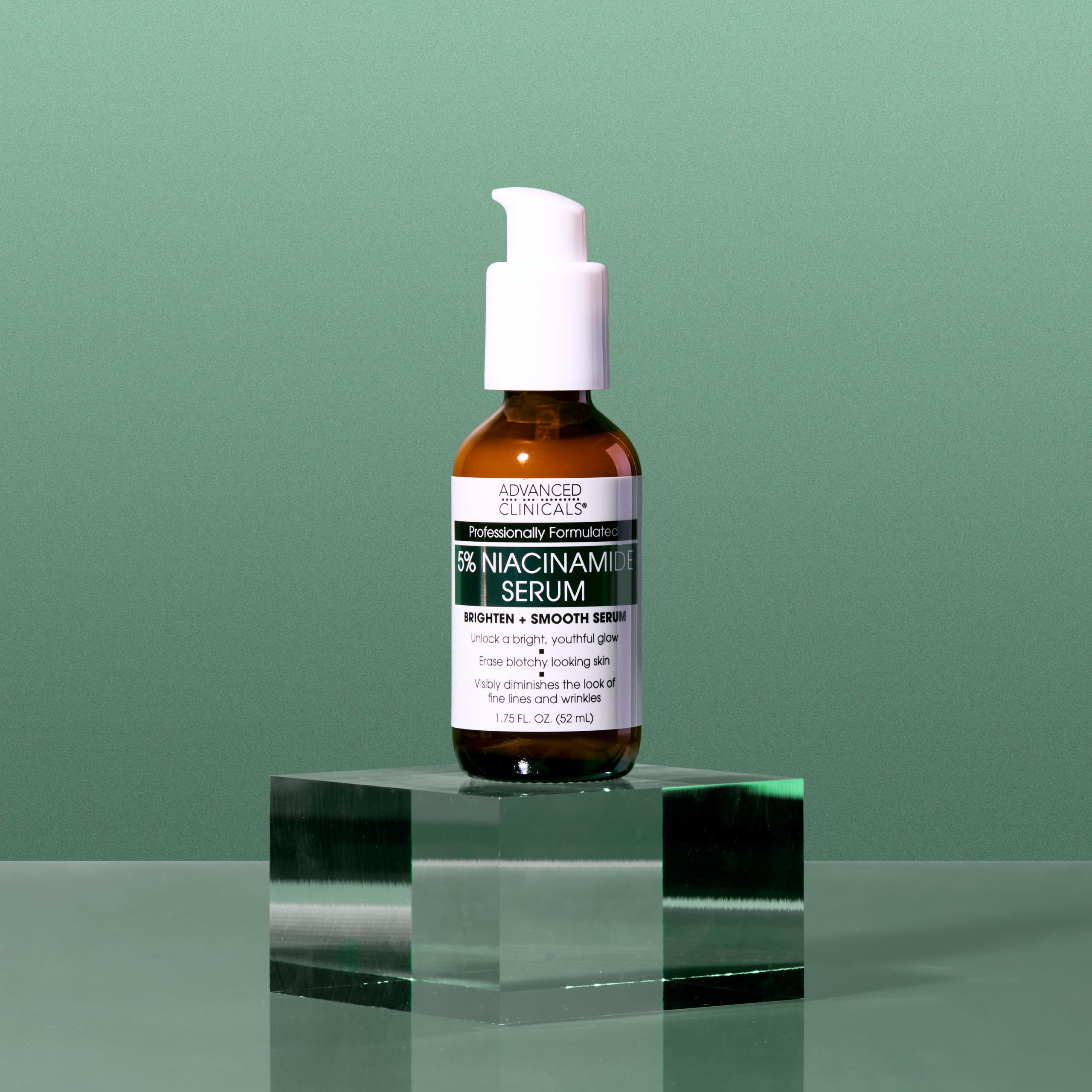 Advanced Clinicals Niacinamide Serum | 5% Niacinamide with Hyaluronic Acid, Ferulic & Aloe – 1.75 fl oz