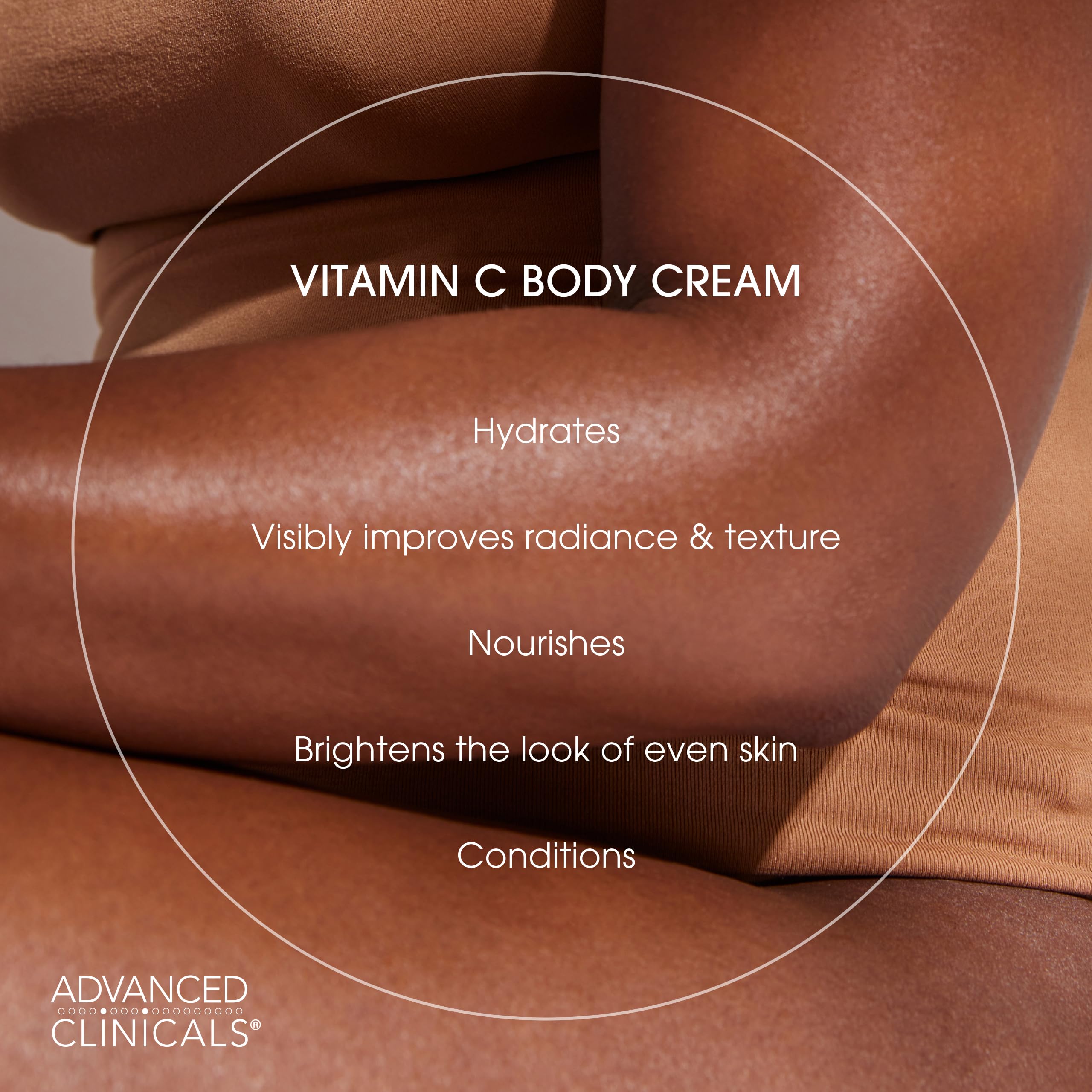 Advanced Clinicals Vitamin C 2pc Set: Brightening Body Cream & Face Gel Cream