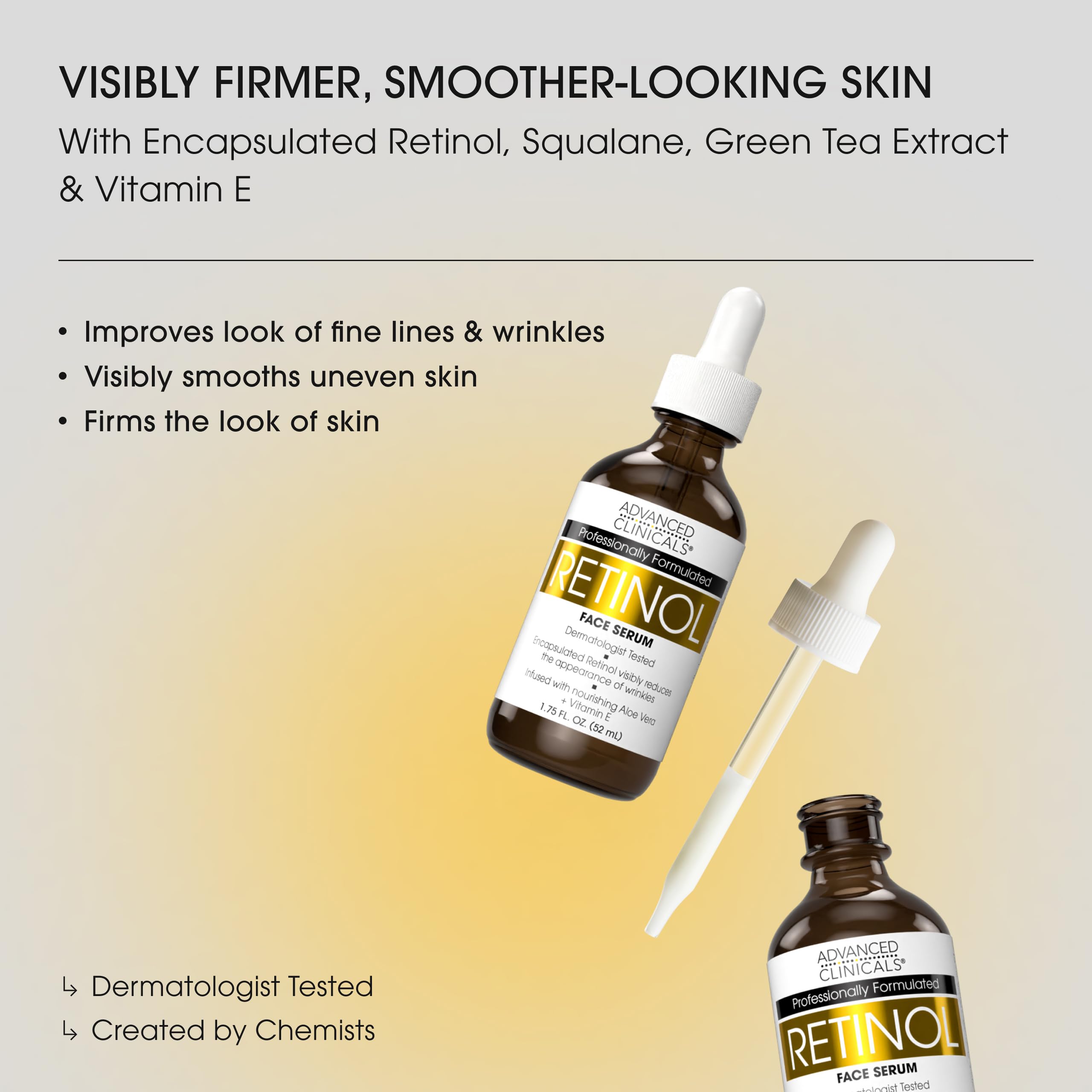 Advanced Clinicals Day-To-Night 6-Piece Skin Care Gift Box | Vitamin C Serum, Retinol Serums, Eye Creams & Travel Body Cream